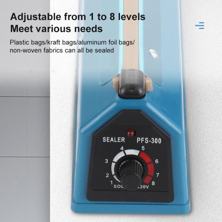 FS-300 300mm Heat Sealing Hand Impulse Poly Sealer Closer Machine (EU Plug) - Preservation Supplies by PMc TechLife | Online Shopping South Africa | PMc TechLife | Buy Now Pay Later Mobicred
