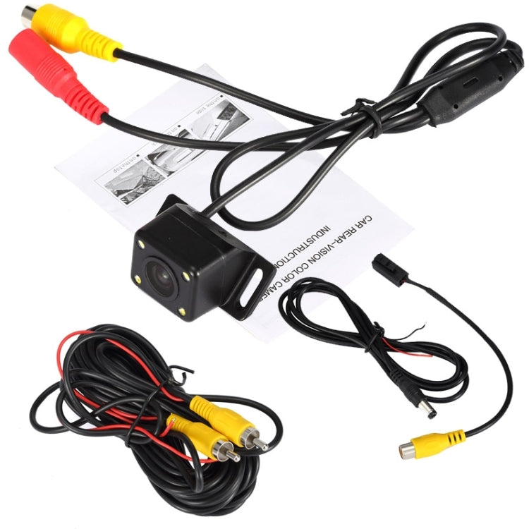 316 4 LED Security Backup Parking Waterproof Rear View Camera, Support Night Vision, Wide Viewing Angle: 120 Degree(Black) - Rear View Cameras by PMC Jewellery | Online Shopping South Africa | PMC Jewellery | Buy Now Pay Later Mobicred