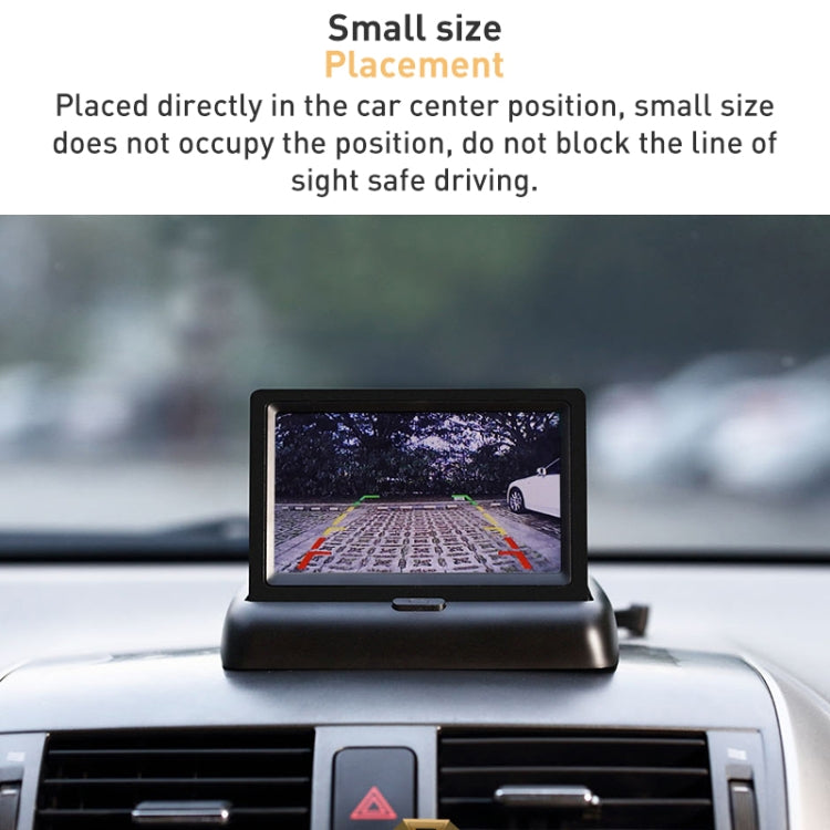 4.3 inch TFT-LCD Color Foldable Car Monitor, Type: PAL/NTSC - Car Monitor by PMC Jewellery | Online Shopping South Africa | PMC Jewellery | Buy Now Pay Later Mobicred