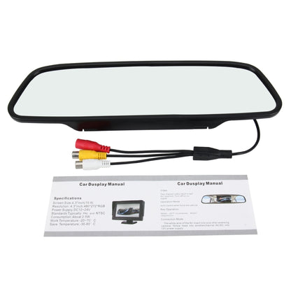 4.3 inch 480*272 Rear View TFT-LCD Color Car Monitor, Support Reverse Automatic Screen Function(Black) - Car Monitor by PMC Jewellery | Online Shopping South Africa | PMC Jewellery | Buy Now Pay Later Mobicred