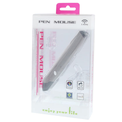 2.4GHz 500 / 1000DPI  Wireless Pen Mouse with USB Mini Receiver, Transmission Distance: 10m(Grey) - Wireless Mice by PMC Jewellery | Online Shopping South Africa | PMC Jewellery | Buy Now Pay Later Mobicred