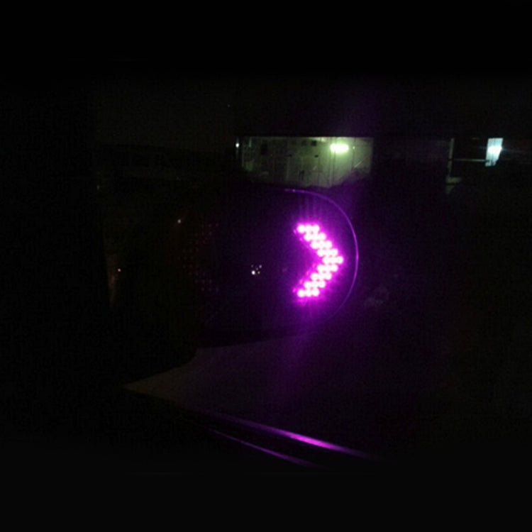14 LED 3528 SMD Arrows Light for Car Side Mirror Turn Signal (Pairs)(Pink Light) - Arrow Turn Lights by PMC TechLife | Online Shopping South Africa | PMC TechLife | Buy Now Pay Later Mobicred