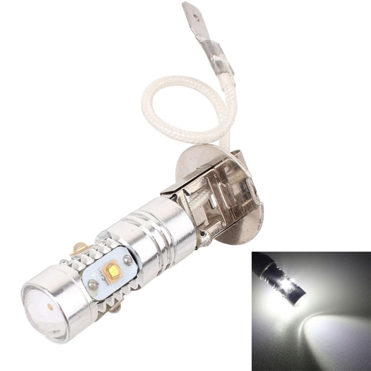 H3 25W 1250LM 6500K White Light 5 XT-E LED Car Foglight , Constant Current , DC12-24V ( Silver + Yellow ) - Fog / Driving Lights by PMC Jewellery | Online Shopping South Africa | PMC Jewellery | Buy Now Pay Later Mobicred