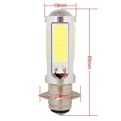 P15D 1250LM 20W + 5W 5 x COB LED White Light Motorcycle Brake Light Lamp Bulb, DC 12-24V - Brake Lights by PMC Jewellery | Online Shopping South Africa | PMC Jewellery | Buy Now Pay Later Mobicred