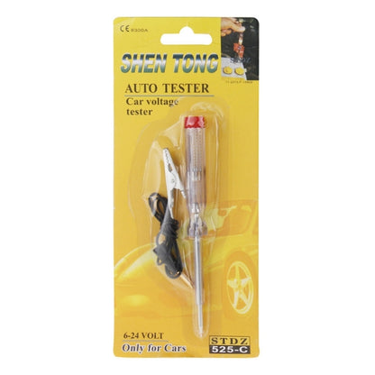 Auto Detection Repair Tools Alligator Clip Car Voltage DC 6-24 Volt Circuit Tester Pen - Electronic Test by PMC Jewellery | Online Shopping South Africa | PMC Jewellery | Buy Now Pay Later Mobicred