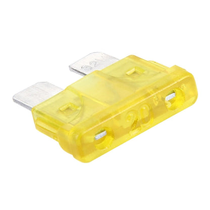 100 PCS Auto Mini Blade Fuse (20A) , DC 12V(Yellow) - Fuse by PMC Jewellery | Online Shopping South Africa | PMC Jewellery