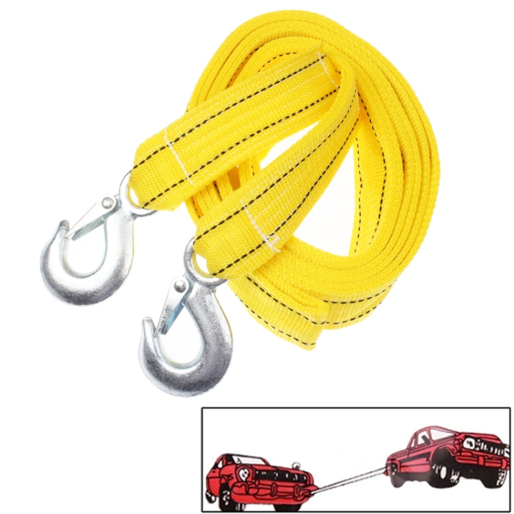 5 Tons Vehicle Towing Cable Rope, Length: 4m(Yellow) - Towing Bars by PMC Jewellery | Online Shopping South Africa | PMC Jewellery | Buy Now Pay Later Mobicred