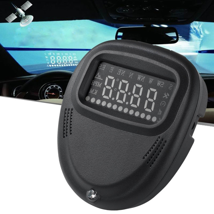 A1 2.0 inch Car GPS HUD Head Up Display Vehicle-mounted Security System, Support Speed & Real Time & Altitude & Over Speed Alarm & Compass & MPH & Auto Sleeping & KM & Satellite Signal - Head Up Display System by PMC Jewellery | Online Shopping South Africa | PMC Jewellery | Buy Now Pay Later Mobicred