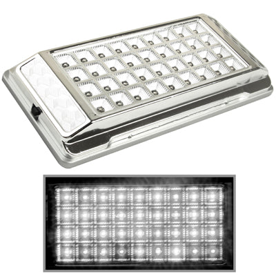 White Interior 36 LED Roof Light for Vehicle (DC 12V)(Silver) - Dome Lights by PMC Jewellery | Online Shopping South Africa | PMC Jewellery