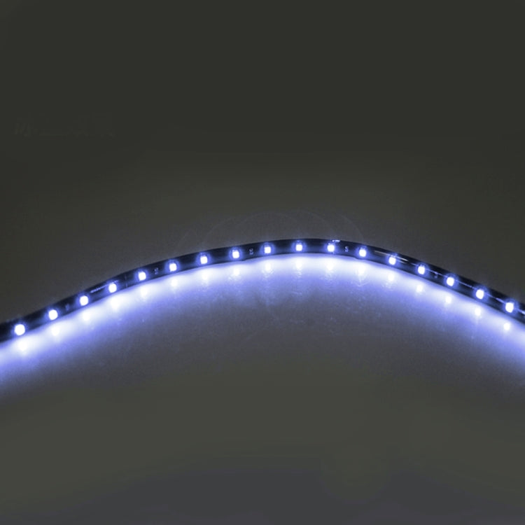 10 PCS 60cm 30 LED Waterproof Flexible Car Strip Light, DC 12V(Purple Light) - Decorative Lights by PMC TechLife | Online Shopping South Africa | PMC TechLife | Buy Now Pay Later Mobicred