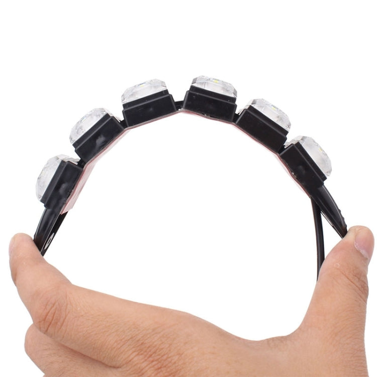 MZ 3W 2 PCS 160LM 6 LED SMD 5050 Flexible Snake LED Car Daytime Running Lights, DC 12V - Running Lights by PMC TechLife | Online Shopping South Africa | PMC TechLife | Buy Now Pay Later Mobicred