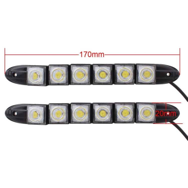 MZ 3W 2 PCS 160LM 6 LED SMD 5050 Flexible Snake LED Car Daytime Running Lights, DC 12V - Running Lights by PMC TechLife | Online Shopping South Africa | PMC TechLife | Buy Now Pay Later Mobicred
