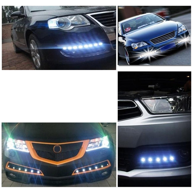 2 PCS 2x 3W 120LM Waterproof Eagle Eye light  White LED Light for Vehicles, Cable Length: 60cm(Black) - Eagle Eye Lamps by PMC TechLife | Online Shopping South Africa | PMC TechLife | Buy Now Pay Later Mobicred