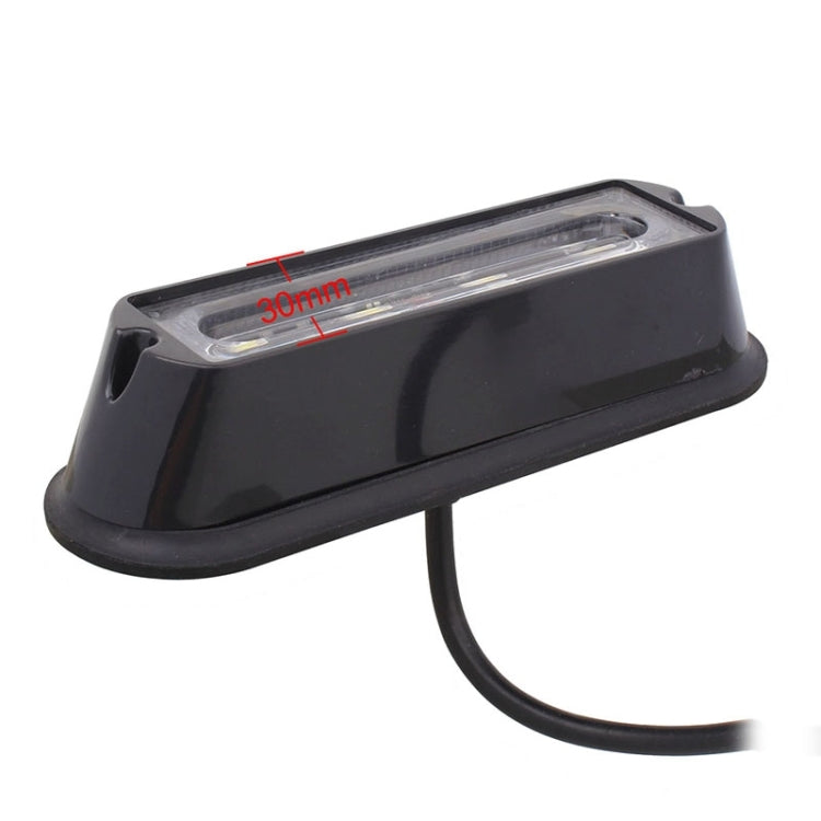 12W 720LM 4-LED Yellow Light 18 Flash Patterns Car Strobe Emergency Warning Light Lamp, DC 12V - Warning Lights by PMC TechLife | Online Shopping South Africa | PMC TechLife | Buy Now Pay Later Mobicred