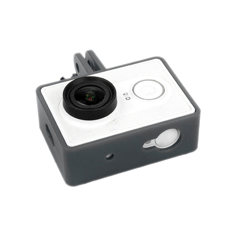 TMC Plastic Frame Mount Housing For Xiaomi Yi Sport Camera(HR319-GY)(Grey) - Protective Frame by TMC | Online Shopping South Africa | PMC Jewellery | Buy Now Pay Later Mobicred