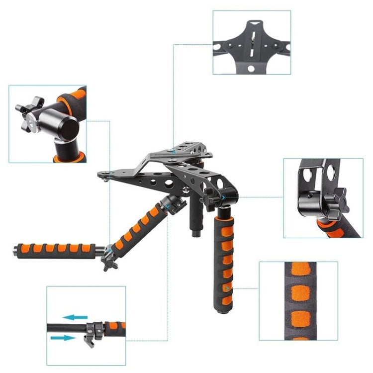 YELANGU YLG0107D Rig I Multifunctional Handles Camera Shoulder Mount for DSLR Camera / Video Camera - free shipping - PMC TechLife - Order now!