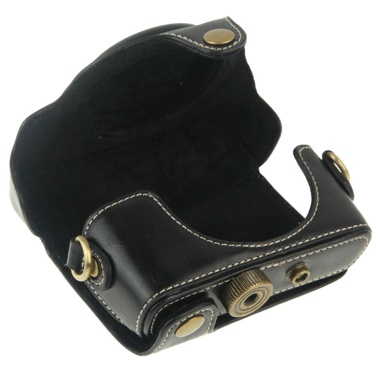 Retro Style PU Leather Camera Case Bag with Strap for Sony RX100 M3 / M4 / M5(Black) - free shipping - PMC TechLife - Order now!