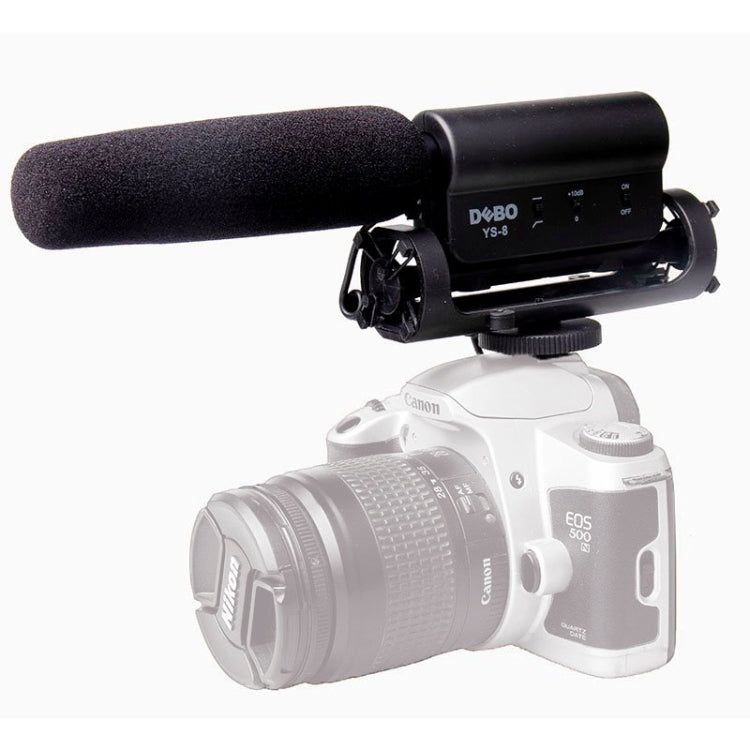 DEBO YS-8 Professional Photography Interview Dedicated Microphone for DSLR & DV Camcorder - Camera Microphone by DEBO | Online Shopping South Africa | PMC Jewellery | Buy Now Pay Later Mobicred