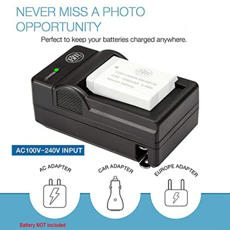 Digital Camera Battery Charger for Panasonic D08S/ 16S/ 28S/ D120/ 220/ 320(Black) - free shipping - PMC TechLife - Order now!