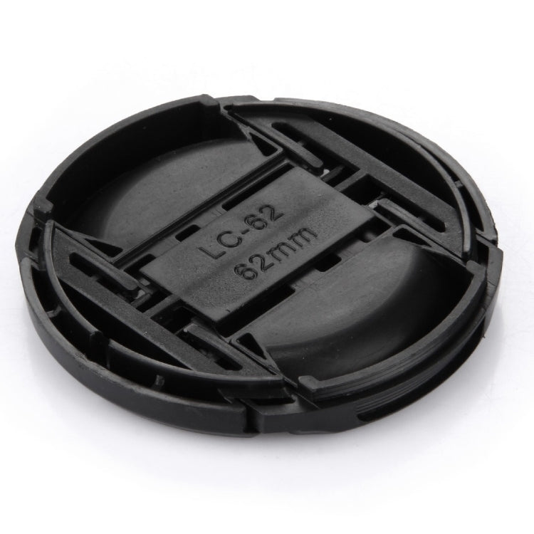 62mm Center Pinch Camera Lens Cap(Black) - Lens Cap by PMC Jewellery | Online Shopping South Africa | PMC Jewellery