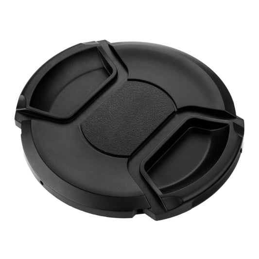 77mm Center Pinch Camera Lens Cap(Black) - Lens Cap by PMC Jewellery | Online Shopping South Africa | PMC Jewellery | Buy Now Pay Later Mobicred