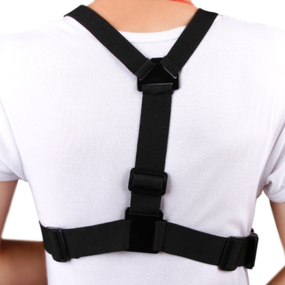 GP26-D Special Sports Shoulders DV Chest Belt for GoPro Hero12 Black / Hero11 /10 /9 /8 /7 /6 /5, Insta360 Ace / Ace Pro, DJI Osmo Action 4 and Other Action Cameras(Black) - Chest Belt by PMC Jewellery | Online Shopping South Africa | PMC Jewellery | Buy Now Pay Later Mobicred