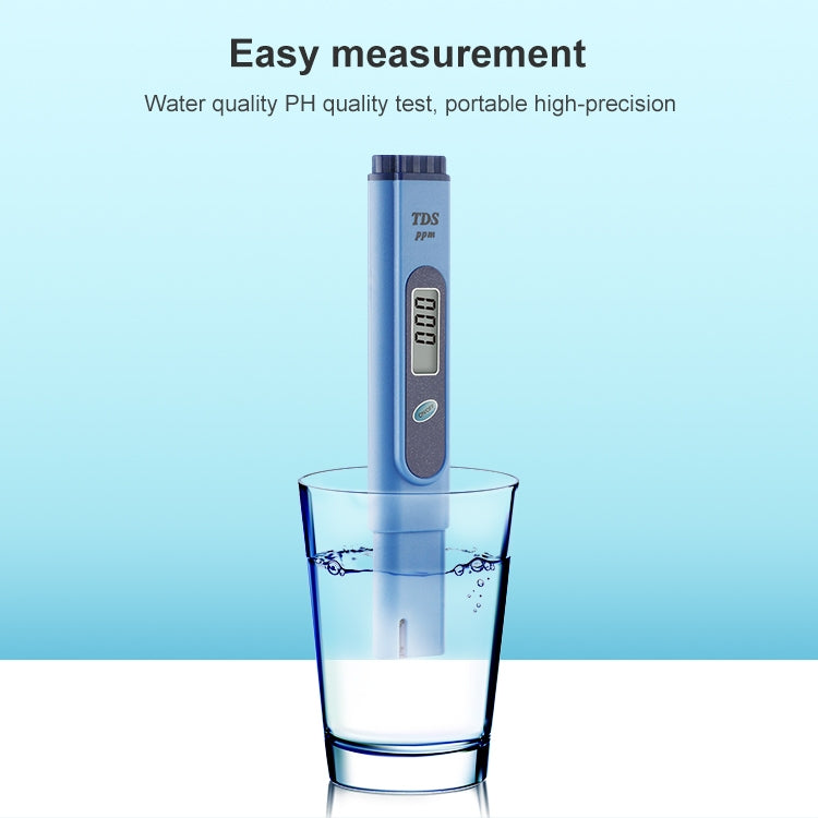 TDS-139 TDS Testers(Blue) - Air & Water Quality Tester by PMC Jewellery | Online Shopping South Africa | PMC Jewellery | Buy Now Pay Later Mobicred