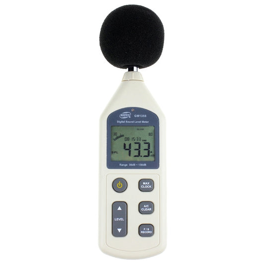 Digital Sound Level Meter with USB Port(Range: 30dB~130dB)(Beige) - Light & Sound Meter by PMC Jewellery | Online Shopping South Africa | PMC Jewellery | Buy Now Pay Later Mobicred