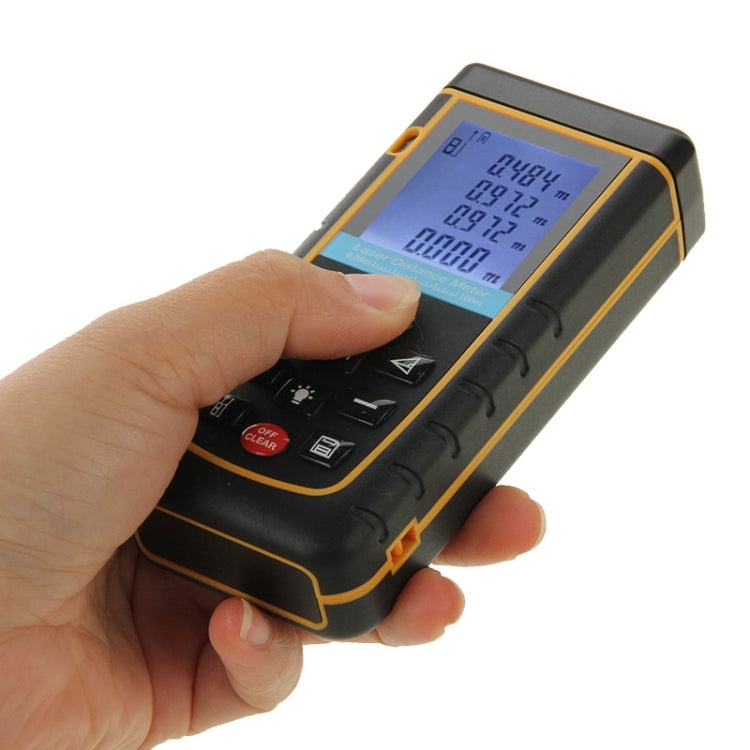 RZ-A100 1.9 inch LCD 100m Hand-held Laser Distance Meter with Level Bubble - Laser Rangefinder by PMC Jewellery | Online Shopping South Africa | PMC Jewellery | Buy Now Pay Later Mobicred