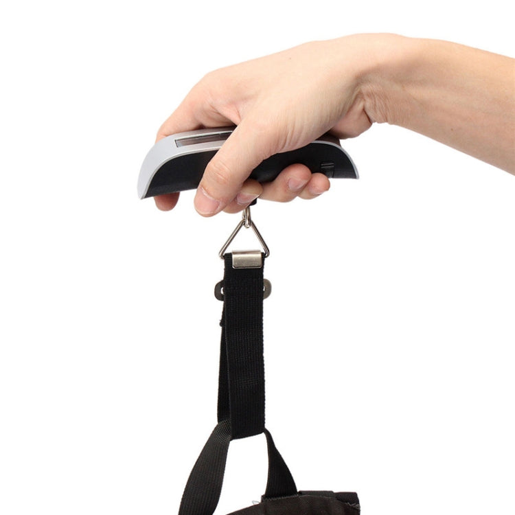 Mini Handheld Luggage Electronic scales with Zero and Tare(Black) - Hanging Scales by PMC Jewellery | Online Shopping South Africa | PMC Jewellery | Buy Now Pay Later Mobicred