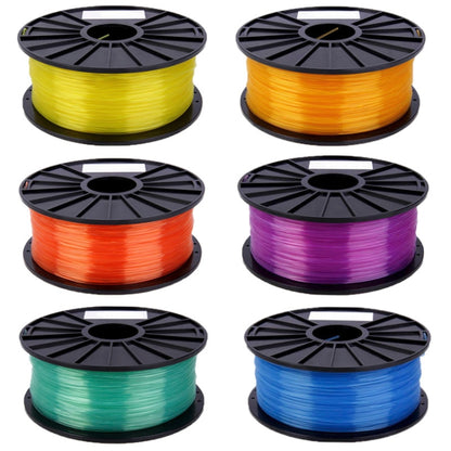 PLA 1.75 mm Transparent 3D Printer Filaments(Orange) - Consumables by PMC Jewellery | Online Shopping South Africa | PMC Jewellery | Buy Now Pay Later Mobicred