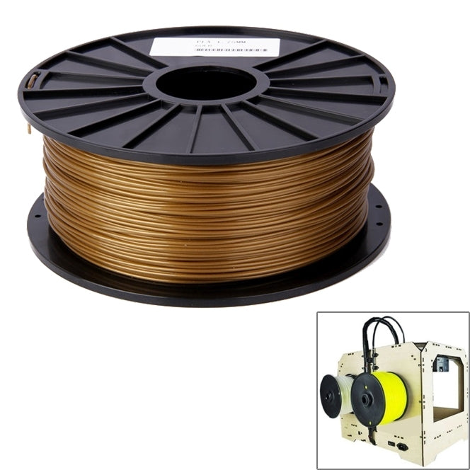 ABS 3.0 mm Color Series 3D Printer Filaments, about 135m(Gold) - Consumables by PMC Jewellery | Online Shopping South Africa | PMC Jewellery | Buy Now Pay Later Mobicred