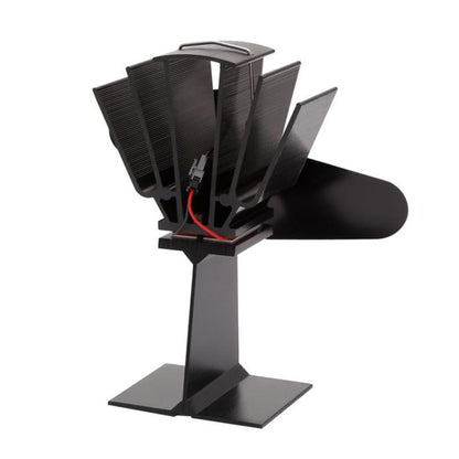 YL501 Eco-friendly Heat Powered Stove Fan for Wood / Gas / Pellet Stoves(Black) - Fireplace Fan by PMC Jewellery | Online Shopping South Africa | PMC Jewellery | Buy Now Pay Later Mobicred