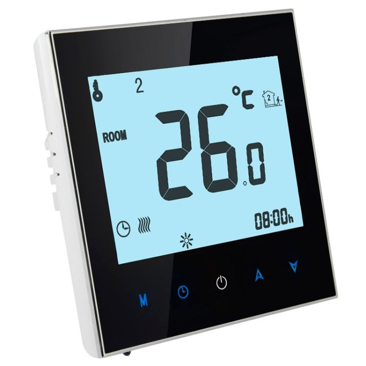 Electric Floor Heating System LCD Display Programmable Room Thermostat(Black) - Thermostat & Thermometer by PMC Jewellery | Online Shopping South Africa | PMC Jewellery | Buy Now Pay Later Mobicred