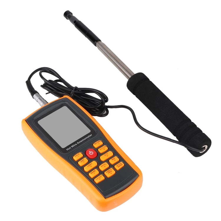 BENETECH GM8903 2.6 inch LCD Screen Digital Hot Wire Wind Speed Wind Temperature Anemometer - free shipping - PMC TechLife - Order now!