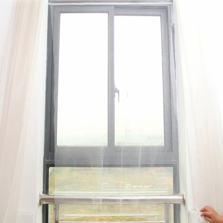 DIY Polyester Fly Screen/ Window Screen Hook and Loop Fastener Mosquito Net(White) - Door & Window Films by PMC TechLife | Online Shopping South Africa | PMC TechLife