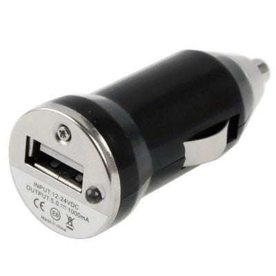 Mini USB Car Charger for iPhone 6 & 6 Plus, 5 & 5S & 5C, 4 & 4S, 3G & 3GS, iPod Touch(Black) - Car Charger by PMC Jewellery | Online Shopping South Africa | PMC Jewellery | Buy Now Pay Later Mobicred