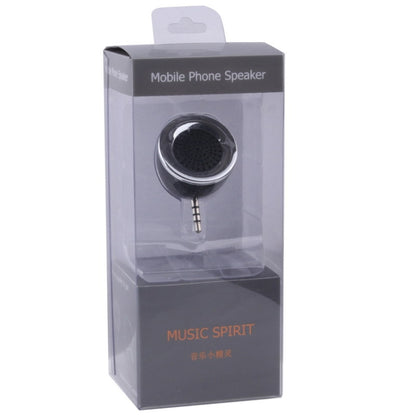 3W 3.5mm Jack Mobile Phone Speaker(Black) - Mini Speaker by PMC Jewellery | Online Shopping South Africa | PMC Jewellery | Buy Now Pay Later Mobicred