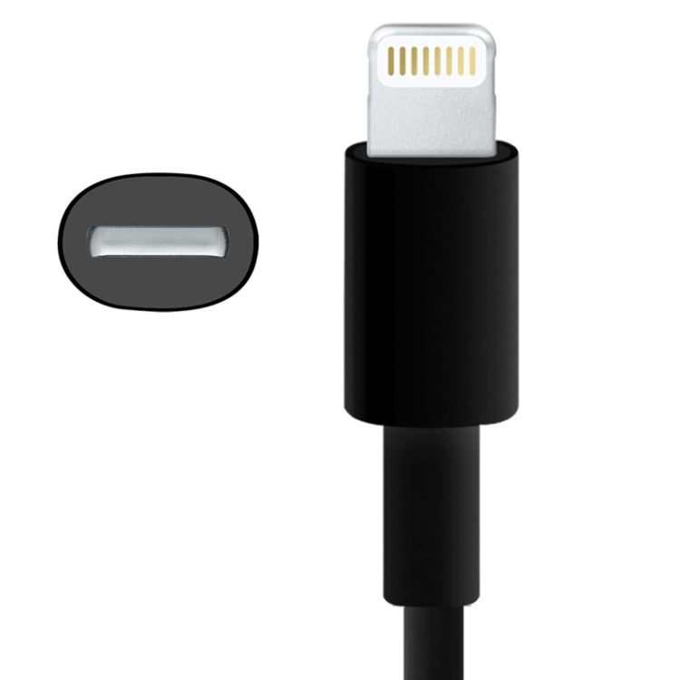 USB to 8 Pin Multiple Strands TPE Sync Data / Charging Cable, Cable Length: 1m(Black) - Normal Style Cable by PMC Jewellery | Online Shopping South Africa | PMC Jewellery | Buy Now Pay Later Mobicred