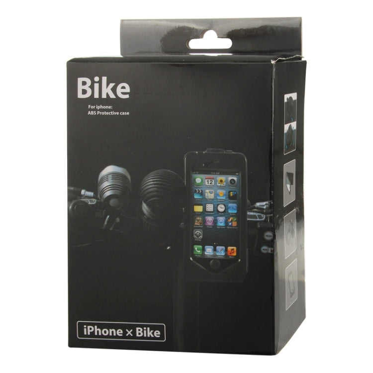 360 Degree Rotation 3 Layer (Plastic + Touch Panel Screen + Silicone Tray) Combination Bicycle Holder for iPhone 5 & 5S - Holders by PMC Jewellery | Online Shopping South Africa | PMC Jewellery | Buy Now Pay Later Mobicred