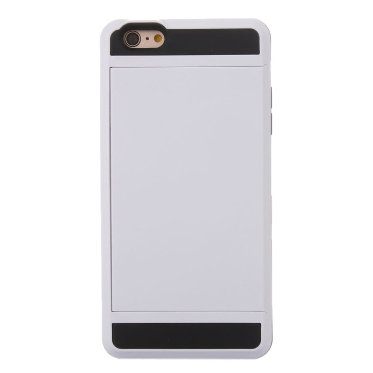 Blade PC + TPU Combination Case with Card Slot for iPhone 6(White) - More iPhone Cases by PMC Jewellery | Online Shopping South Africa | PMC Jewellery | Buy Now Pay Later Mobicred