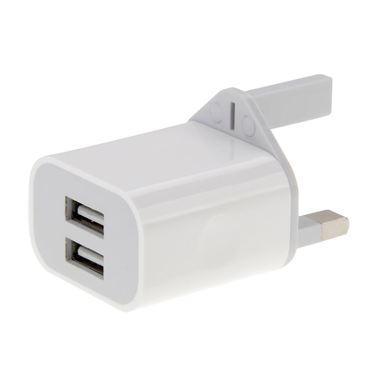 2-Ports 5V 2A USB Charger Adapter(White) - USB Charger by PMC Jewellery | Online Shopping South Africa | PMC Jewellery | Buy Now Pay Later Mobicred