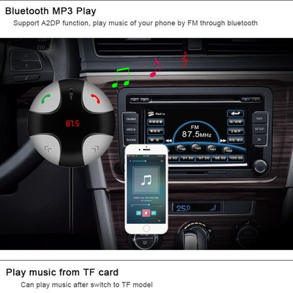 FM29B Bluetooth FM Transmitter Hands-free Car Kit, Car Charger, For iPhone, Galaxy, Sony, Lenovo, HTC, Huawei, and other Smartphones - Bluetooth Car Kits by PMC Jewellery | Online Shopping South Africa | PMC Jewellery | Buy Now Pay Later Mobicred