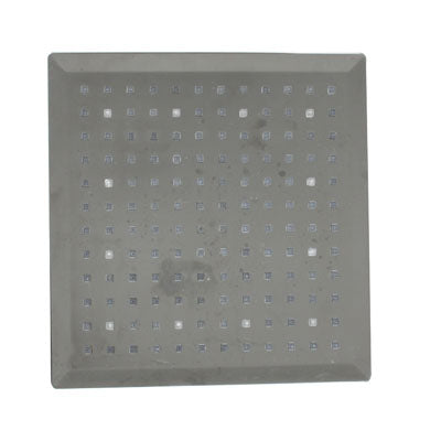 Square Temperature Sensor 3-Color (Blue / Pink / Red) LED Showerhead(Silver) - Shower Head by PMC TechLife | Online Shopping South Africa | PMC TechLife | Buy Now Pay Later Mobicred