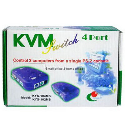 4-PORT KVM Switch - Others by PMC Jewellery | Online Shopping South Africa | PMC Jewellery | Buy Now Pay Later Mobicred