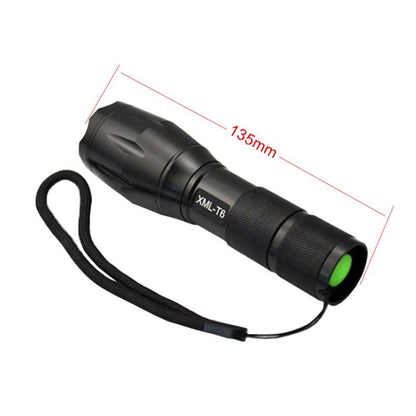 LT-XD 1 x CREE XML-T6 White Light LED Flashlight , 1800 LM 5-Modes(Black) - LED Flashlight by PMC Jewellery | Online Shopping South Africa | PMC Jewellery