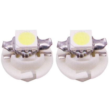 2 PCS B8.4 White Light 0.2W 12LM 1 LED SMD 5050 LED Instrument Light Bulb Dashboard Light for Vehicles, DC 12V(White) - Instrument Lights by PMC Jewellery | Online Shopping South Africa | PMC Jewellery