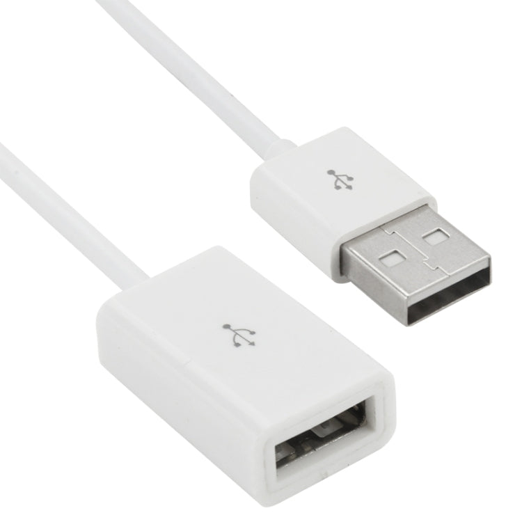 USB AM to AF Extender Extension Cable for Mac, Length: 1m(White) - Cable & Adapter by PMC Jewellery | Online Shopping South Africa | PMC Jewellery | Buy Now Pay Later Mobicred