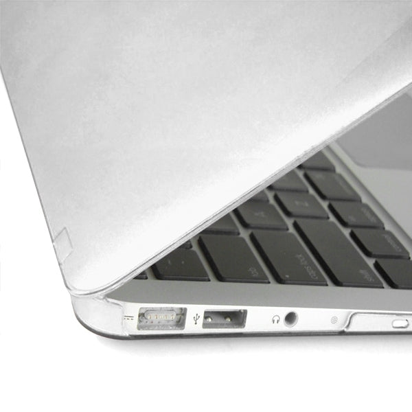 ENKAY for MacBook Air 11.6 inch (US Version) / A1370 / A1465 4 in 1 Crystal Hard Shell Plastic Protective Case with Screen Protector & Keyboard Guard & Anti-dust Plugs(White) - MacBook Air Cases by ENKAY | Online Shopping South Africa | PMC Jewellery | Buy Now Pay Later Mobicred