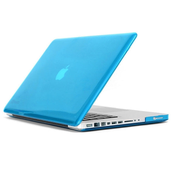 ENKAY for MacBook Pro 15.4 inch (US Version) / A1286 4 in 1 Crystal Hard Shell Plastic Protective Case with Screen Protector & Keyboard Guard & Anti-dust Plugs(Blue) - MacBook Pro Cases by ENKAY | Online Shopping South Africa | PMC Jewellery | Buy Now Pay Later Mobicred